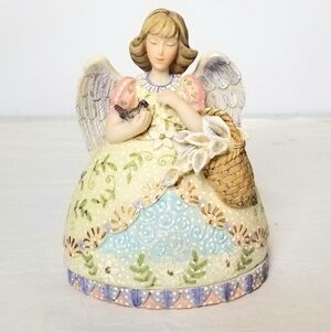2008 "Beauty" Sweetheart Angel  Trinket Box Angel Figurine by Seagull Studios